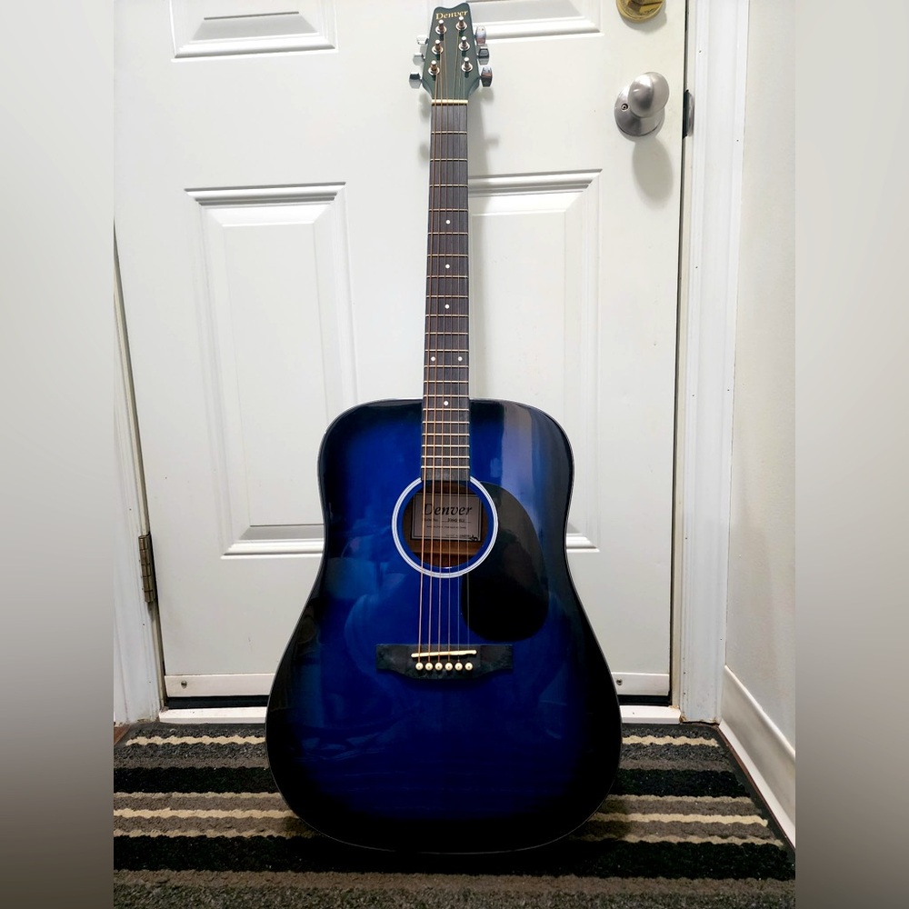 Brand New Denver Acoustic Guitar with Brand New Case